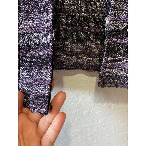St. John Couture Women's Purple Jacket Cardigan Size 2 Classic Glam Old Money - Picture 5 of 8